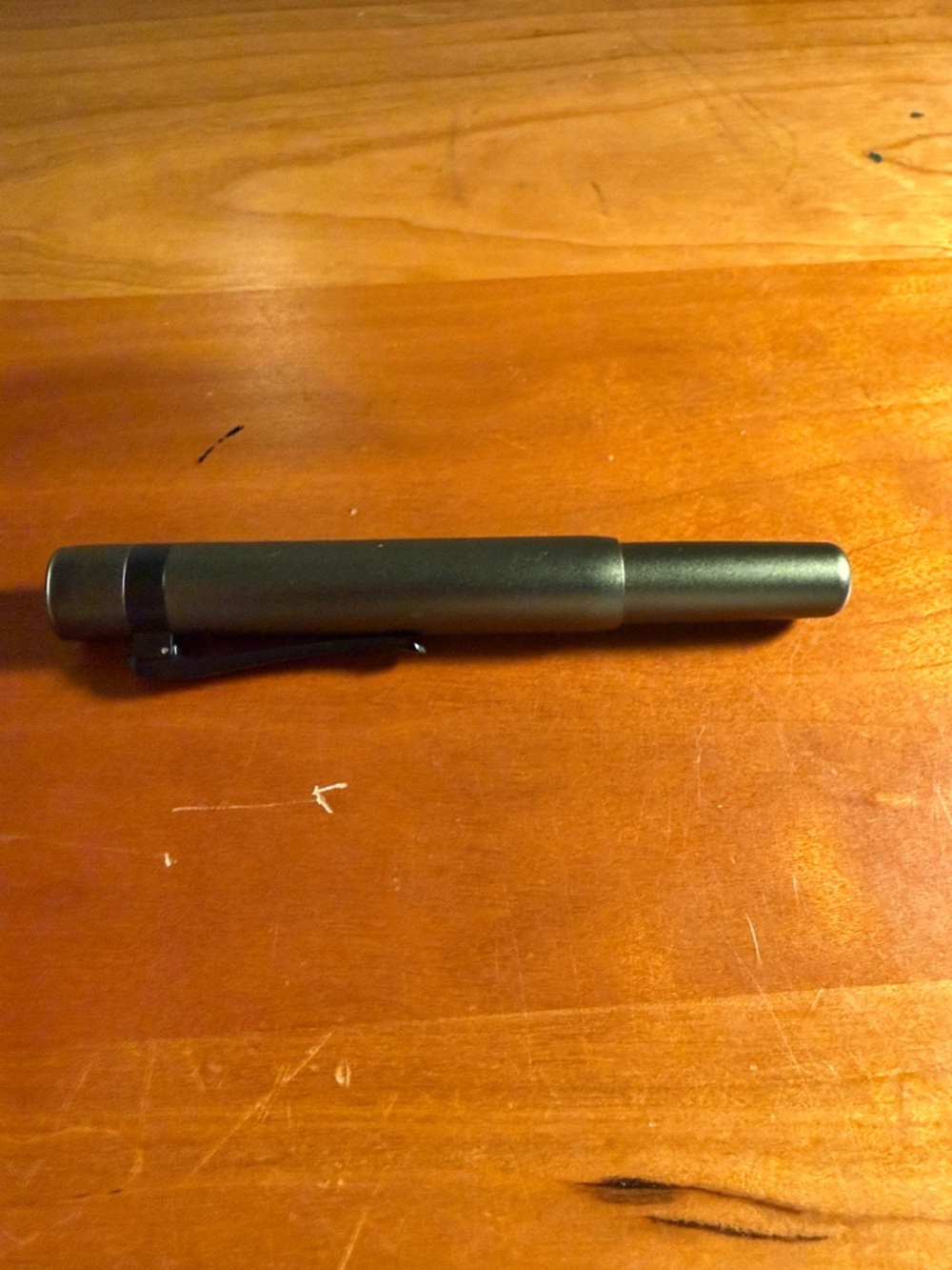 Hongdan M2 Matte Olive Green Fountain Pen with Removable Cap - Picture 2 of 4